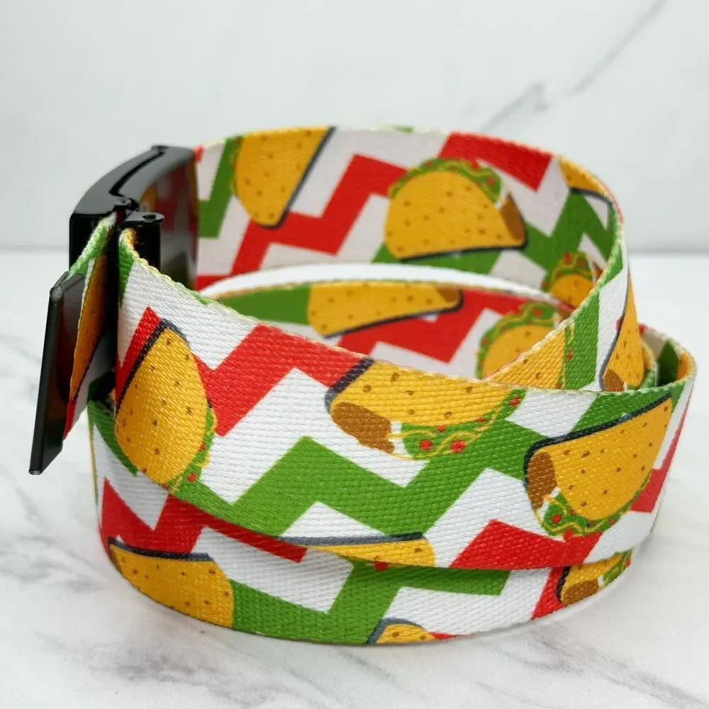 Odd Sox Taco Web Belt Removable Black Buckle Mens OS ✨